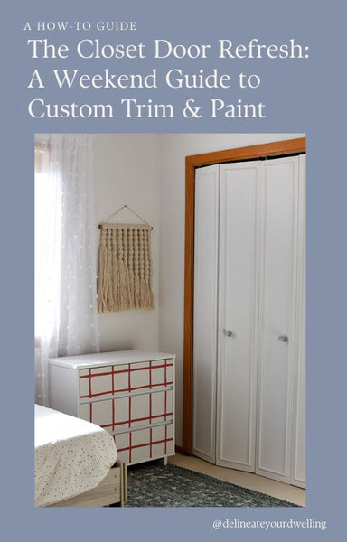 How to Modernize Outdated Bi-Fold Closet Doors : A Step-by-Step E-book