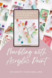 How to Marble with Acrylic Paint : A Beginner’s Step-by-Step E-book