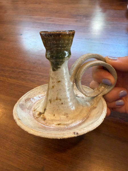 Vintage style Studio Art Pottery Candle Holder