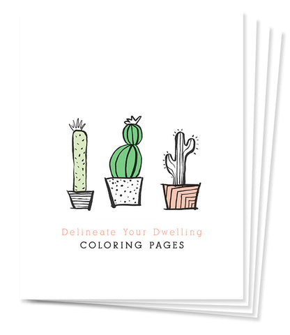 Delineate Your Dwelling Bundled Coloring Pages